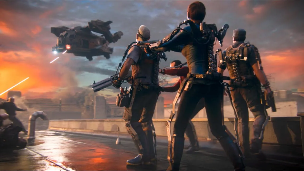 Still from “Official Call of Duty®: Advanced Warfare - Exo Zombies Infection Trailer”