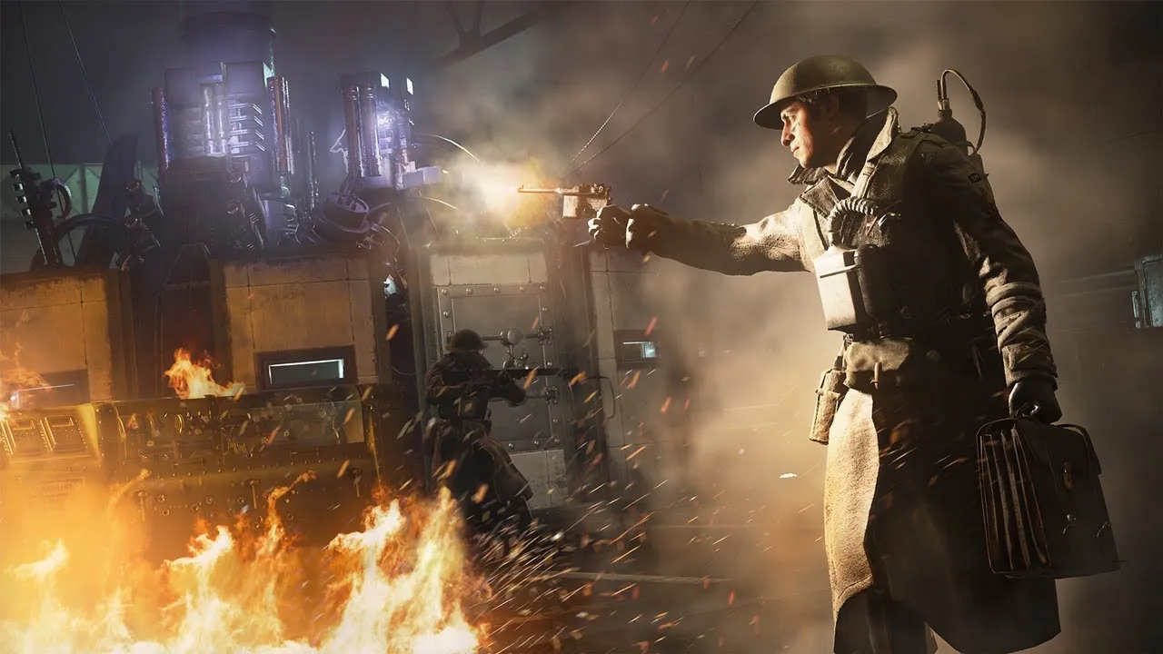 Still from “Official Call of Duty®: WWII - Shadow War DLC 4 Trailer”