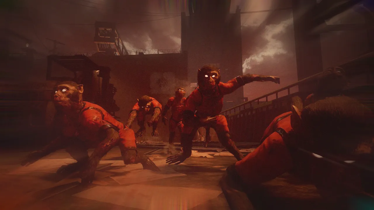 Space Monkeys swarming on Ascension